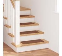 Générique Tapis d'escalier avec Dos en Latex Jaune 25x60 cm,Revêtements de marches,2.6KG-4019810