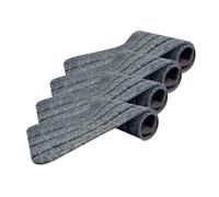 Générique Tapis d'escalier RV, 61x19cm, 4 Pack de Routes de Voyage Mat à Pas, pour RV et Randonneur, matériau résistant aux Taches avec Une poignée Non Glissante, Un Tapis Protecteur fiable, pour cam