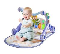 Générique Tapis d'Éveil Bébé Sol,Tapis Musical avec Porteur | Jouet Multifonction Motricité Fine Activités Éducatives Interactives Maison Garçons Filles