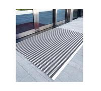 Générique Tapis d'extérieur Enroulable, avec Cadre en Aluminium et Dos antidérapant, Facile à Ranger, idéal for l'entrée de Villa, terrasse ou Usage Commercial(Grey,3.0x4.0ft/900x1200mm)