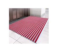 Générique Tapis d'extérieur Enroulable, avec Cadre en Aluminium et Dos antidérapant, Facile à Ranger, idéal for l'entrée de Villa, terrasse ou Usage Commercial(Red,3.0x6.0ft/900x1800mm)
