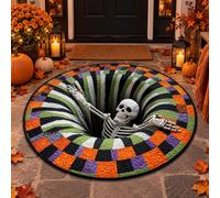 Générique Tapis d'halloween 3D, Nouveaux Tapis 3D optiques tricherie d'halloween (A,32 Pouces)