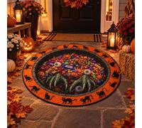 Générique Tapis d'halloween 3D, Nouveaux Tapis 3D optiques tricherie d'halloween (E,40 Pouces)