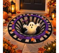 Générique Tapis d'halloween 3D, Nouveaux Tapis 3D optiques tricherie d'halloween (I,40 Pouces)