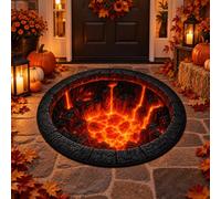 Générique Tapis d'halloween 3D, Nouveaux Tapis 3D optiques tricherie d'halloween (K,40 Pouces)