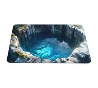 Générique Tapis d'illusion d'optique 3D, paillasson d'illusion 3D, Tapis antidérapant pour Avoir Peur, décoratif pour entrée, Cuisine, Salle de Bain, décorations intérieures de Porche d'halloween