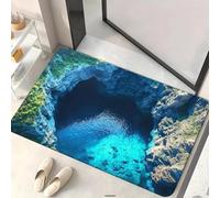 Générique Tapis d'illusion Optique 3D, Tapis Qui ressemblent à Un Trou, Trou dans Le d'illusions au Sol avec des Particules antidérapantes (K,50 * 80cm)