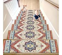 Générique Tapis D'intérieur Doux pour Marches D'escalier, 8x30 Pouces, Antidérapants, Réutilisables, pour Marches en Bois, sans Danger pour Les Enfants Et Les Animaux Domestiques