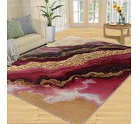 Générique Tapis d'intérieur en marbre veines, Tapis Luxueux pour Salon, Tapis antidérapant et Lavable, Tapis décoratif pour la Maison, 20,3 x 25,4 cm