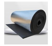 Générique Tapis d'isolation phonique Autocollant en Feuille d'aluminium, Rouleau de Mousse de Caoutchouc de 25 mm d'épaisseur pour l'insonorisation des combles, des toits, des sols et des Murs - 1 m²