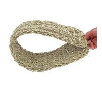 Générique Tapis en Jonc - Hamac en Filet Tissé en Naturelle pour Perroquet,Accessoires De Cage À Mâcher,pour Petits Animaux comme Oiseaux Et Hamster Balcon Terrasse Aire