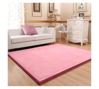 Générique Tapis en Velours Polaire De Corail D'épaisseur 3CM, Matelas De Salon, De Lit De Chameau, De Chambre À Coucher, Tapis Rampant(Pink,200x220cm)