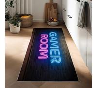 Générique Tapis Enfants Jeux De Lettres, Tapis de Cuisine Long Couloir Lavable Antidérapant Transitionnel pour Chambre Adulte, Devant Évier, Passage 50 x 140 cm
