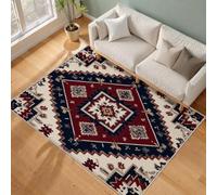 Générique Tapis Entrée Intérieur 40x60 Motif Sud-Ouest Aztèque Tapis de Porte Amérindien, Lavable en Machine Poils Courts Antidérapant Doux pour Chambre Entrée Cuisine, Tz58x