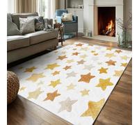 Générique Tapis Entree Interieur 60x90 Motif étoiles, Tapis de Porte Imprimé Dessin Animé étoiles Enfant, Paillasson Lavable Antidérapant, Decoration Chambre Cuisine, Poil Ras, Doux hhm1