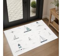 Générique Tapis Entree Interieur Nautique 60x90cm Antidérapant