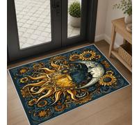 Générique Tapis Entree Interieur Soleil et de Lune 40x60cm Antidérapant