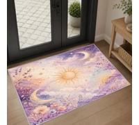 Générique Tapis Entree Interieur Soleil et de Lune 40x60cm Antidérapant