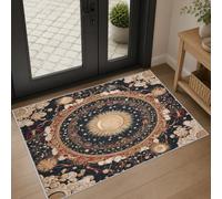 Générique Tapis Entree Interieur Soleil et de Lune 60x90cm Antidérapant