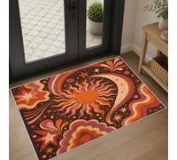 Générique Tapis Entree Interieur Soleil et de Lune 60x90cm Antidérapant