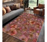 Générique Tapis Fleurs De Cerisier Chambre 240x340 cm Motif Vintage Abstrait Fleur, Tapis Cuisine Lavable Antidérapant Doux Poil Ras, Deco Chambre Moquette, j1d5210
