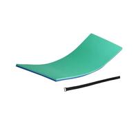 Générique Tapis Flottant, Couverture Flottante, Coussin Aquatique En Mousse XPE Antidérapante et Légère, Idéal pour Les Réunions de Famille, Vert Bleu