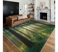 Générique Tapis Forêt Jungle, Tapis Entree Interieur Paysage Naturel, Poils Antidérapant Courts Doux Moquette Paillasson Interieur Entree Un Nettoyage Facile 40x60 cm P-&71