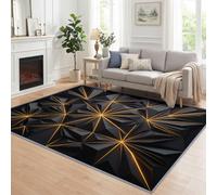Générique Tapis Géométrie Fragments d’intérieur Durable, Facile à Nettoyer 160x230 cm, Moderne Cubiste Science Fiction Tapis pour Salon, Chambre, Cuisine ou entrée