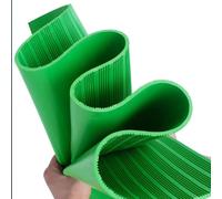 Générique Tapis Isolant Haute Tension, épaisseur 5 mm, Longueur sur Mesure, Tapis de sécurité en Caoutchouc pour locaux électriques, transformateur/sous-Station 6-35 KV - Vert 4 x 1 m