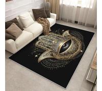 Générique Tapis Main de Hamsa, Tapis Entree Interieur Mauvais Œil, Poils Antidérapant Courts Doux Moquette Paillasson Interieur Entree Un Nettoyage Facile 60 x 90 cm P-&104