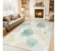 Générique Tapis Monstera, Tapis Entree Interieur Plante Tropicale, Poils Antidérapant Courts Doux Moquette Paillasson Interieur Entree Un Nettoyage Facile 40x60 cm P-&58