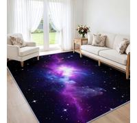 Générique Tapis Nébuleuse Univers d’intérieur Durable, Facile à Nettoyer 120x170 cm, Onirique Science Fiction Moderne Mystérieux Tapis pour Salon, Chambre, Cuisine ou entrée