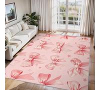 Générique Tapis Nœud Papillon, Tapis Entree Interieur Nœud Papillon Filles, Poils Antidérapant Courts Doux Moquette Paillasson Interieur Entree Un Nettoyage Facile 40x60 cm P-&4