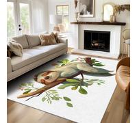 Générique Tapis Paresseux, Grand Tapis de Chambre Salon, Motif Animal Mignon, 200x250, Antidérapant, Lavable, Doux, Poil Ras, Decoration Maison