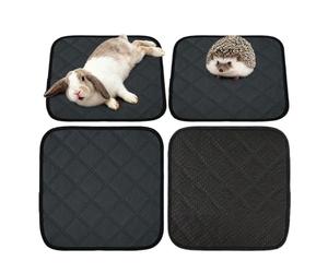 Générique Tapis Pipis Chien - 30x30cm Tapis Éducation Animaux | TapisImperméable Réutilisable en Tissu - Lot De 4 Doublure Cage | Hamster | Lapin Cochon D’Inde | Séchage Rapide Propreté
