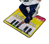 Générique Tapis Potty - drôle Tapis Piano sonore Cloth PVC Design taapis Toilette Musical taapis WC Piano Cartoon | taappis pianno réutilisable for Salle de Bain dortoir Appartement Base Toilette
