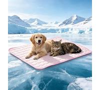 Générique Tapis Rafraichissant Chien, 2026 Tapis Rafraichissant Chat Chien Grande Taille, 70 x 55cm Auto-refroidissant Gel Tapis pour Chien Grande Taille - Résistant Aux Rayures