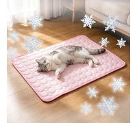 Générique Tapis Rafraichissant Chien Chat, 2026 New Résistant Tapis Rafraichissant pour Chien Soie Glacée Respirant, Durable Ice Silk Pet Cooling Mats pour Animaux en Eté
