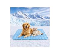 Générique Tapis Rafraichissant Chien, Chat | L 100 * 70cm, Refroidissement | Version Améliorée - Reste Froid Plus Longtemps, Fraicheur | Plus Durable - Résistant Aux Rayures