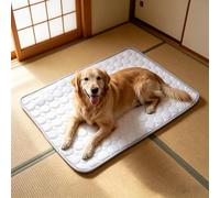 Générique Tapis Rafraichissant Chien Chat Tapis Froid Chien Chat Portable Chaleur Matelas Refrigerant Animaux Lavable Confort Respirant Idéal pour Les Animaux de Compagnie en Ete (D-Grey, 150x100cm)