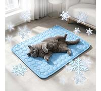 Générique Tapis Rafraîchissant pour Chat,Fraicheur Chien,Reste Froid Plus Longtemps,Tapis Fraicheur pour Animaux de Compagnie Étanche et Facile à Nettoyer (70 * 100cm)
