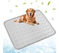Générique Tapis Rafraîchissant pour Chat Fraicheur Chien Reste Froid Plus Longtemps Tapis Fraicheur pour Animaux de Compagnie Étanche et Facile à Nettoyer (Grey, 100 * 70cm)