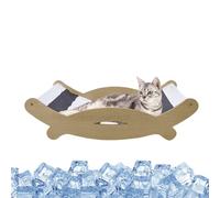 Générique Tapis Rafraîchissant pour Chats - Chatière Surélevée avec Coussin Rafraîchissant | Fauteuil Glacé Aéré sur Pieds, Accessoire pour Chats et Chiens d'Intérieur/Extérieur