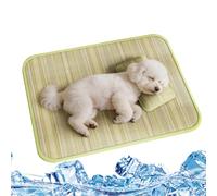 Générique Tapis Rafraîchissant pour Chien Coussin Pliable en rotin Lavable