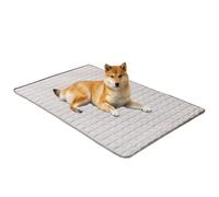 Générique Tapis Rafraîchissant pour Chien - Coussin Rafraîchissant pour Chats | 69X48 cm Lavable Antidérapant Respirant Matelas pour Temps Chaud Chiot Chenil Cage Voyage Jardin Appartement