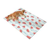 Générique Tapis rafraîchissant pour Chien - Mousse Douce et épaisse, Gel Auto-rafraîchissant pour Chiens et Chats en été. Résistant et Anti-Rayures | Pastèque