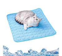 Générique Tapis Rafraichissant pour Chiens Et Chats, Fresh Pad pour Chien, Chat Coussin Chien Anti Chaleur, Matelas Réfrigérant Animaux, Portable, Lavable, Anti-Morsures (Bleu, XL)