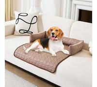 Générique Tapis rafraîchissant pour Chiens et Chats, Lit Froid pour Animaux de Compagnie, Idéal pour Canapé, Panier ou Cage, Refroidissement sans Eau, Lavable, pour Été et Canicule (Café)