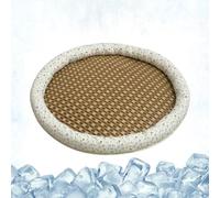 Générique Tapis rafraîchissant pour Chiens - Rotin Respirant imperméable | Lit d'été frais pour chien, pour la maison, l'extérieur, voyage, balcon, salon, Patio, cour, porche