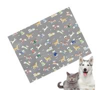Générique Tapis Rafraîchissant pour Chiens | Tapis de Refroidissement pour Chiens - Tapis Lavable et Imperméable pour Cages et Intérieur/Extérieur Terrasse Camping Jardin Voiture